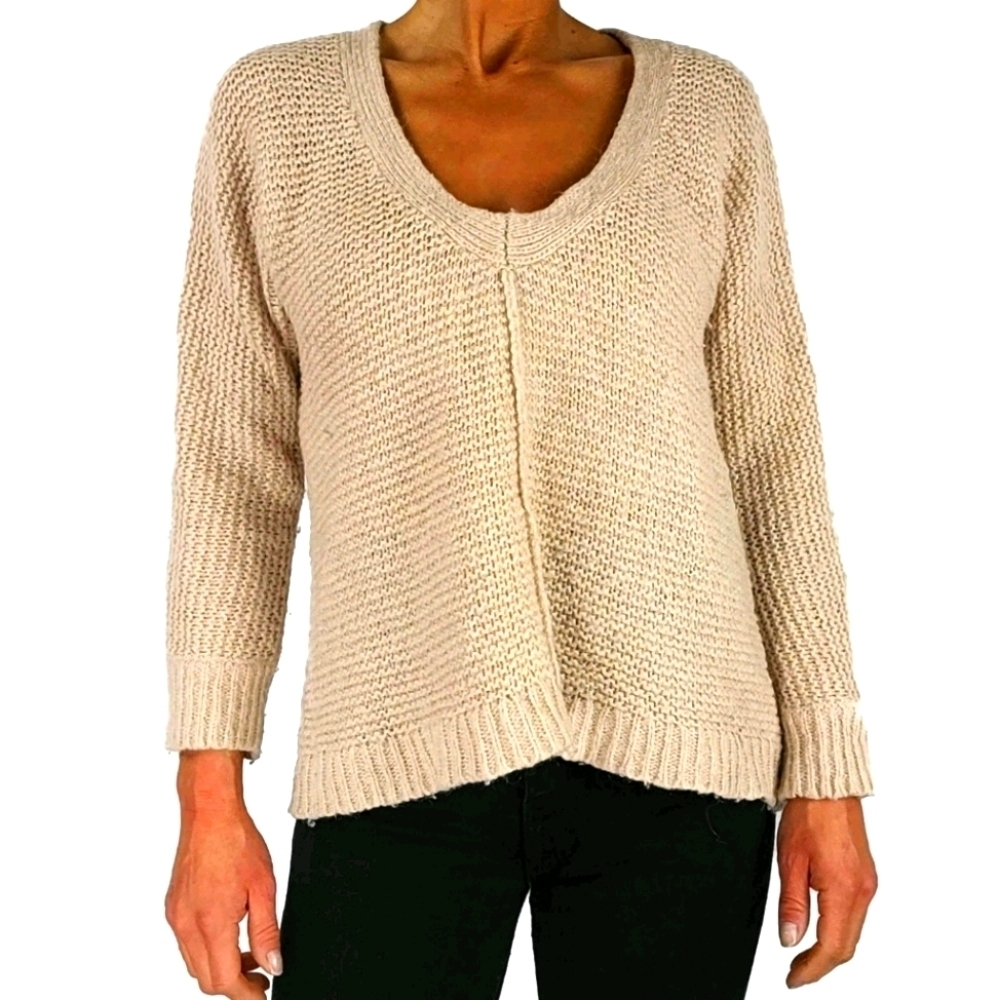 Free People Wool Mix Sweater Size XSmall Creme